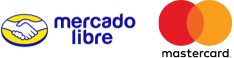 logo respaldo mercadolibre y mastercard